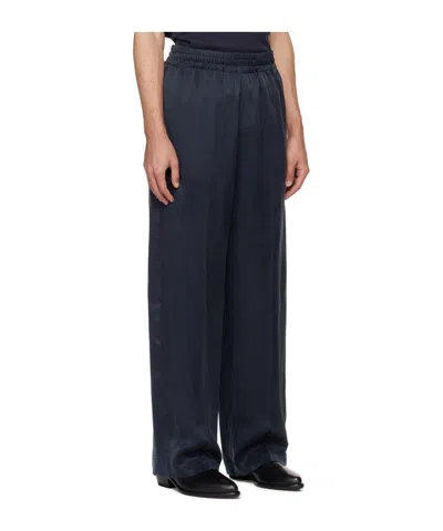 Hope Navy Wind Elastic Trousers In Blue