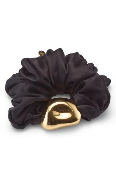 Lelet Ny Inara Pendant Oversized Scrunchie In Black
