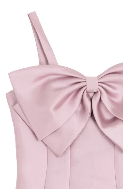 Rare Editions Kids' Bow Paneled Dress In Purple