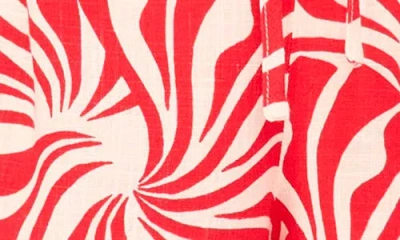 Vince Camuto Patterned Drawstring Shorts