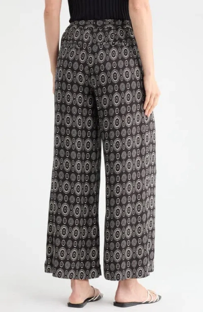 T Tahari Printed Wide Leg Pants