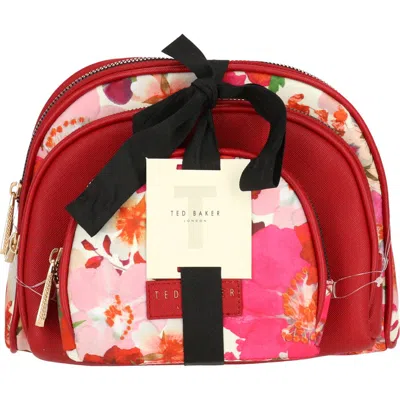 Ted Baker 3-piece Cosmetic Bag Set