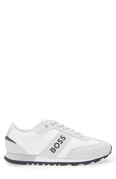 Hugo Boss Boss Parkour Runner Sneaker In White