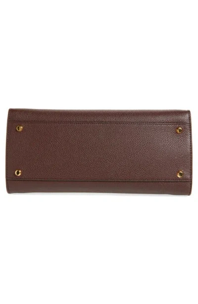 Veronica Beard Dash Leather Top Handle Bag