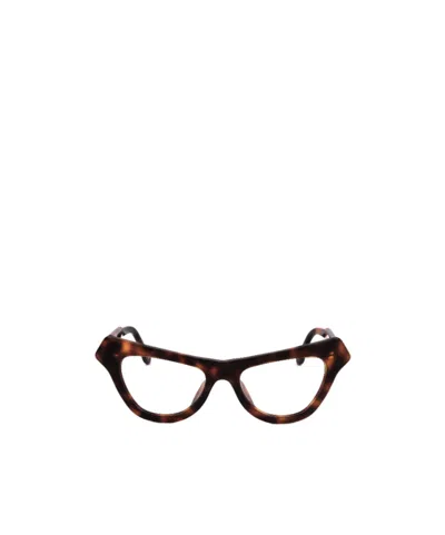 Marni Geometric Frame Plain Mirror In Brown