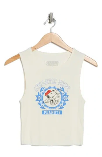 Hi Res Peanuts Athletic Dept Cotton Graphic Tank Top