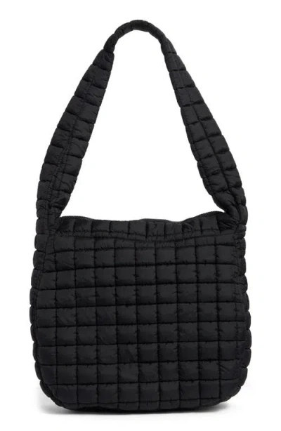 Urban Expressions Handbags Oversize Square Quilt Nylon Hobo Bag