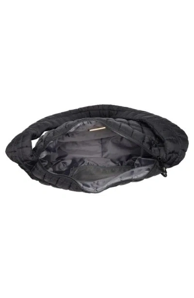 Urban Expressions Handbags Oversize Square Quilt Nylon Hobo Bag