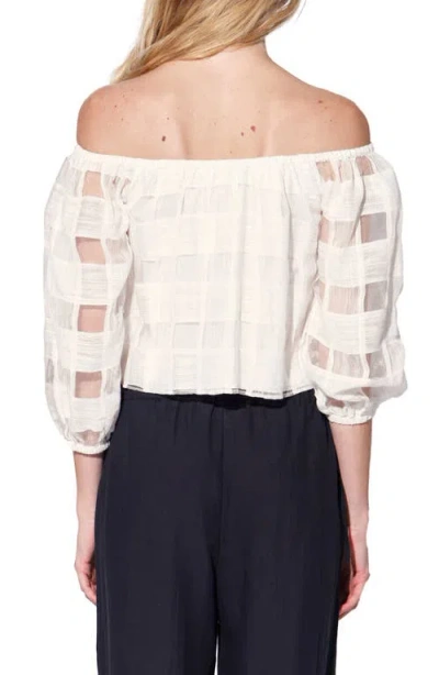 Walter Baker Gracie Off-the-shoulder Top In White
