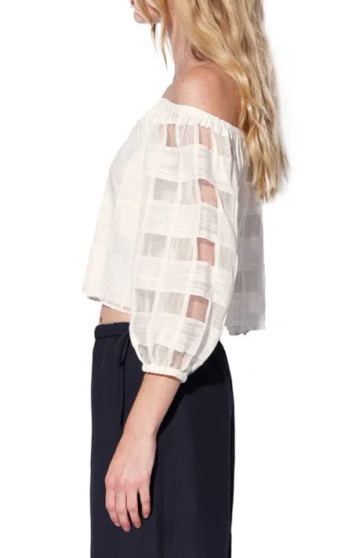 Walter Baker Gracie Off-the-shoulder Top In White