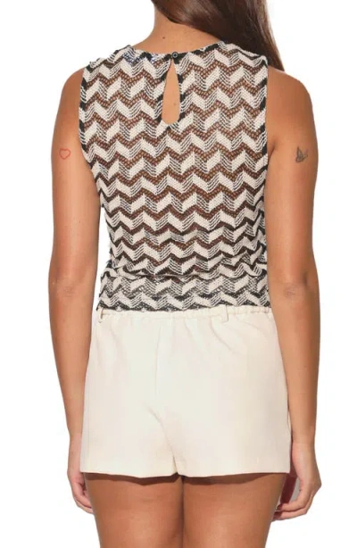 Walter Baker Nanette Open Knit Top