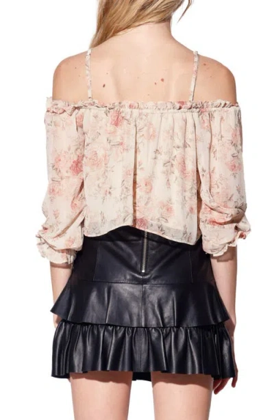 Walter Baker Ember Off-the-shoulder Top In Pink