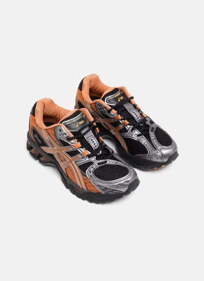 Asics Gel-nimbus 10.1 Sportstyle Sneakers In Black/rust Orange, Men's At Urban Outfitters
