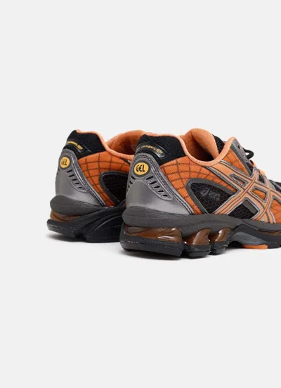Asics Gel-nimbus 10.1 Sportstyle Sneakers In Black/rust Orange, Men's At Urban Outfitters