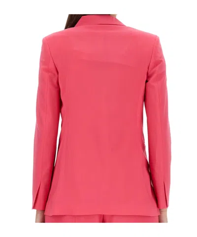 Alysi Single-breasted Buttoned Blazer In Pink