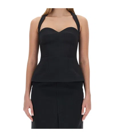 Philosophy Di Lorenzo Serafini Sleeveless Flared Hem Top