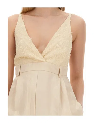 Alysi Tailored Wide Leg Jumpsuit
