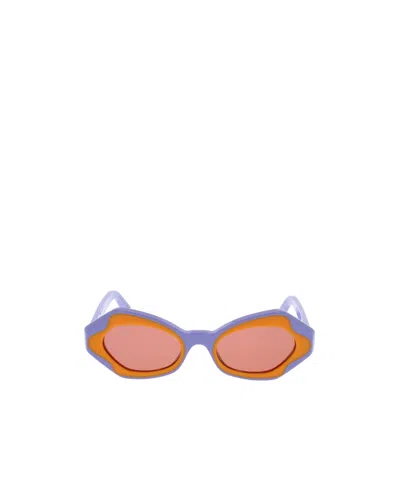 Marni Geometric Frame Sunglasses