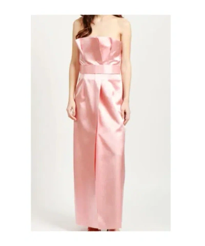 Philosophy Di Lorenzo Serafini Duchesse Bustier Dress In Pink