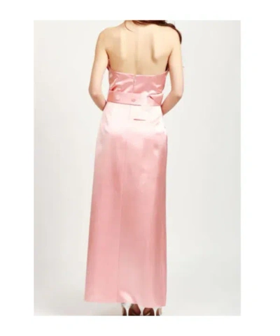 Philosophy Di Lorenzo Serafini Duchesse Bustier Dress In Pink