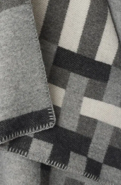 Burberry Colorblock Stripe Wool Cape