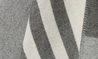 Burberry Colorblock Stripe Wool Cape