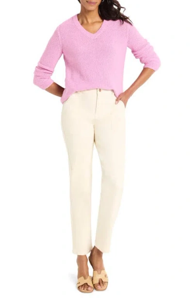 Nic + Zoe Nic+zoe Crimpy V-neck Sweater