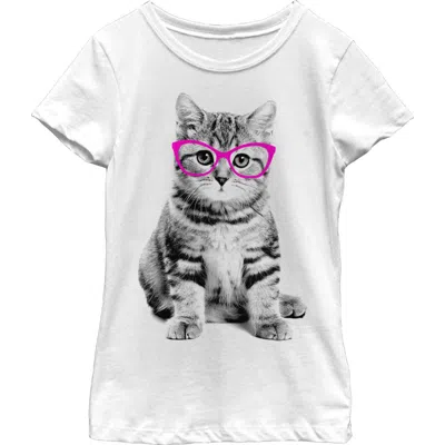 Lost Gods Girl's  Fluffy Kitten In White