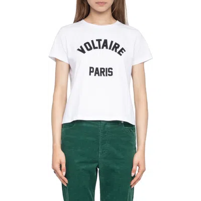 Zadig & Voltaire Alys Voltaire Paris Cotton Graphic T-shirt