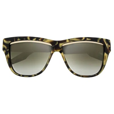 Ivi Vision Dusky - Brushed Gold / Bronze Gradient Lens In Polished Tigers Eye