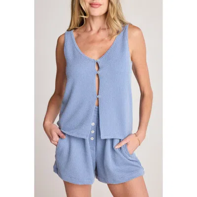 Sunday Ritual Stripe Sleeveless Knit Top