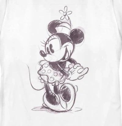 Mickey & Friends Minnie Mouse Vintage Sketch  Graphic T-shirt