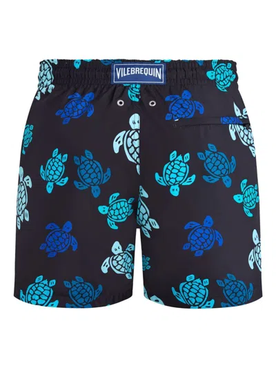 Vilebrequin Graphic-print Swim Shorts In Black