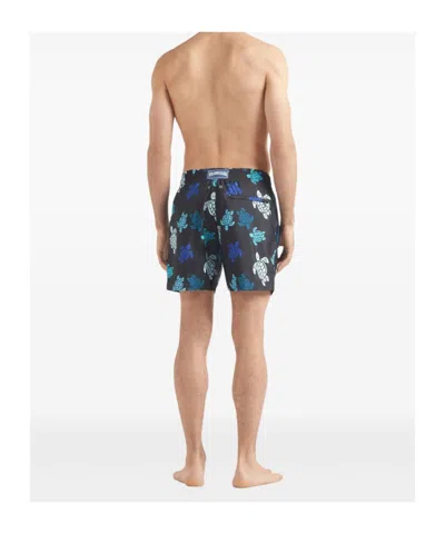 Vilebrequin Graphic-print Swim Shorts In Black