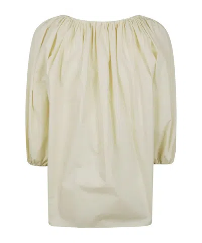 Philosophy Di Lorenzo Serafini Ruched Detailed Blouse In White