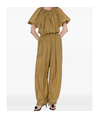 Philosophy Di Lorenzo Serafini Cropped Blouse In Green