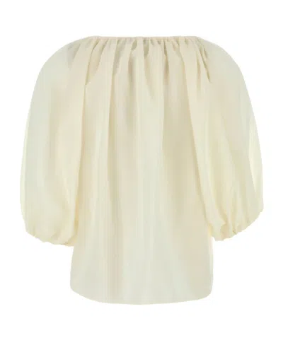 Philosophy Di Lorenzo Serafini Ivory Polyester Blend Shirt In Neutral