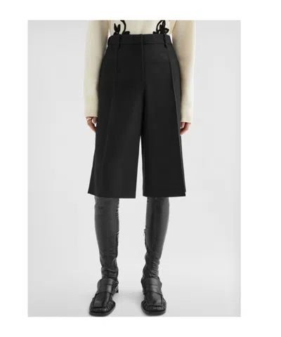 Jil Sander Wool Canvas Bermuda Shorts