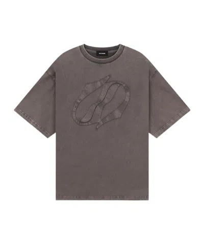 We11 Done Short Sleeve T-shirt In Gray