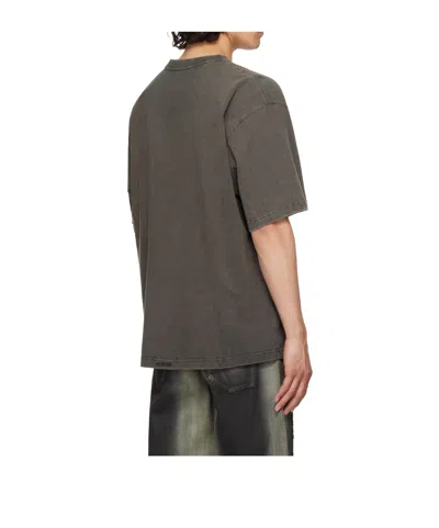 We11 Done Short Sleeve T-shirt In Gray