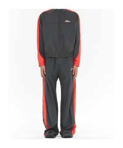 We11 Done Sheldon Color Block Track Pants In Gray
