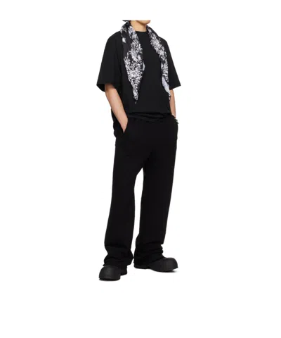 We11 Done Piercing Sweatpants In Black