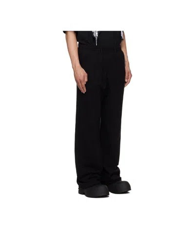 We11 Done Piercing Sweatpants In Black