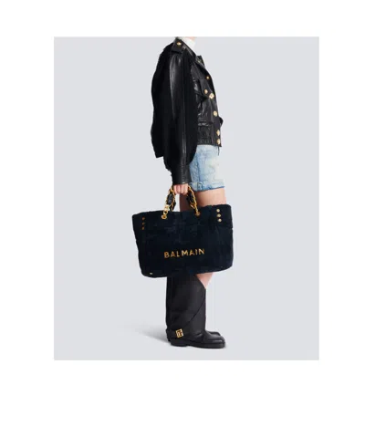 Balmain 1945 Soft Terry Tote Bag