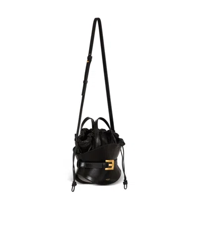 Balmain Shuffle Mini Bag In Leather