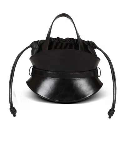 Balmain Shuffle Mini Bag In Leather