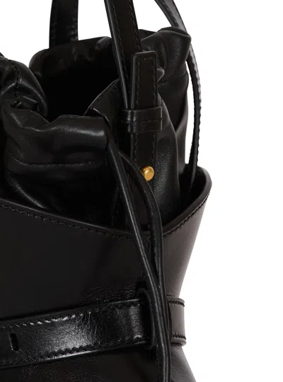 Balmain Shuffle Mini Bag In Leather