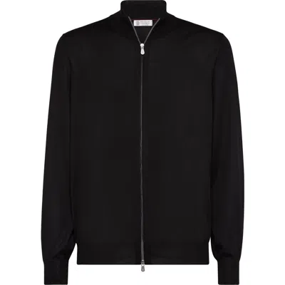 Brunello Cucinelli Lightweight Cardigan In Black