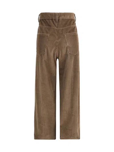 Brunello Cucinelli Monili Detailed Straight Leg Trousers