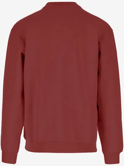 Jacquemus Men Red Logo Sweatshirt, M Luxury Sweatshirts & Hoodies For Men Darveys In Brown